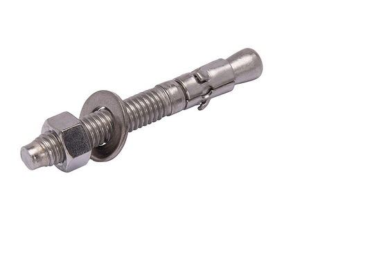 A4 Expansion Bolt Carbon Steel Stainless Wedge Anchor Hex Bolts And Flange Nuts