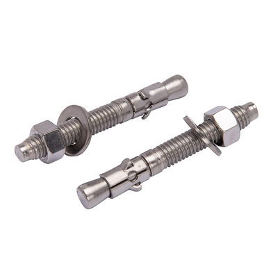 A4 Expansion Bolt Carbon Steel Stainless Wedge Anchor Hex Bolts And Flange Nuts