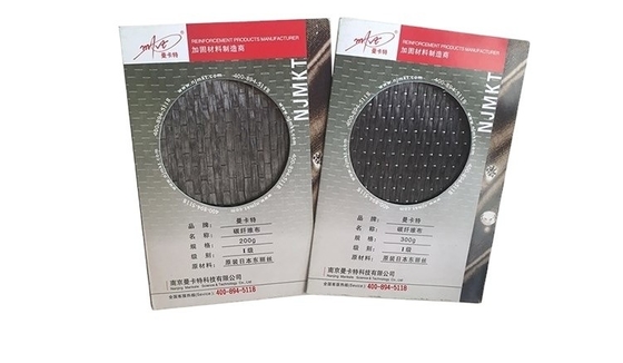 100% Carbon Fiber Fabric For Construction Reinforcement Unidirectional 200/300gsm