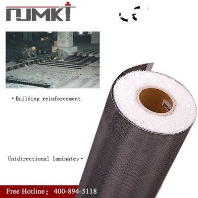 Abrasion Resistant Carbon Fiber Wrap Fabric 200 Gsm 3400GPA Unidirectional Fabric