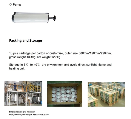 Modified Epoxy Resin NJMKT-500 ETA Approval Concrete Bonding Adhesive with Static Mixer